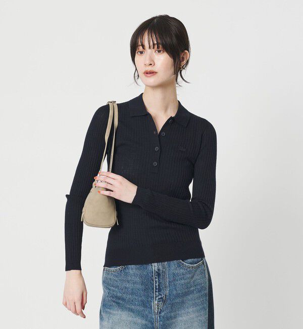 BEAUTY&YOUTH UNITED ARROWS「＜LACOSTE＞ポロカラーニットプルオーバー」|ニット・セーター|