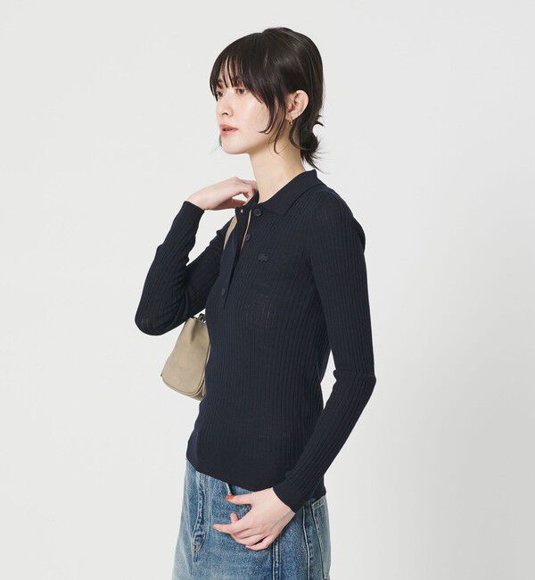 BEAUTY&YOUTH UNITED ARROWS「＜LACOSTE＞ポロカラーニットプルオーバー」|ニット・セーター|