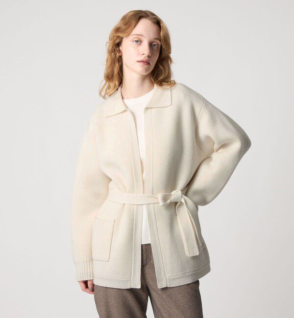 STEVEN ALAN「＜Steven Alan＞ウール カシミヤ ベルト カーディガン」|カーディガン|