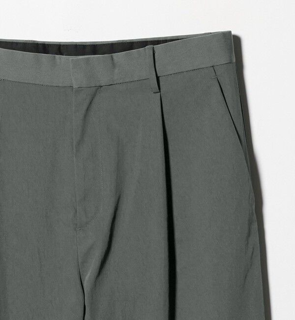 BEAUTY&YOUTH UNITED ARROWS「ヴィンテージライク ナイロン 1プリーツ ワイド パンツ NO.9」|チノ|