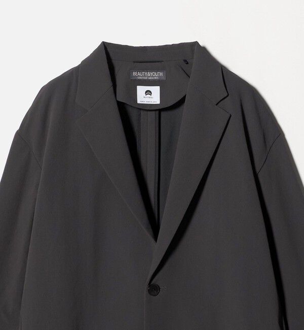 BEAUTY&YOUTH UNITED ARROWS「KOMATSU PACK URK リラックス ジャケット ストレッチ セットアップ対応 裏起毛」|テーラードジャケット|