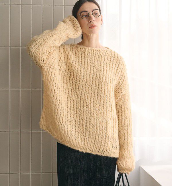 BEAUTY&YOUTH UNITED ARROWS「ウールモヘヤナイロン ルーズニットプルオーバー」|ニット・セーター|SHERBET