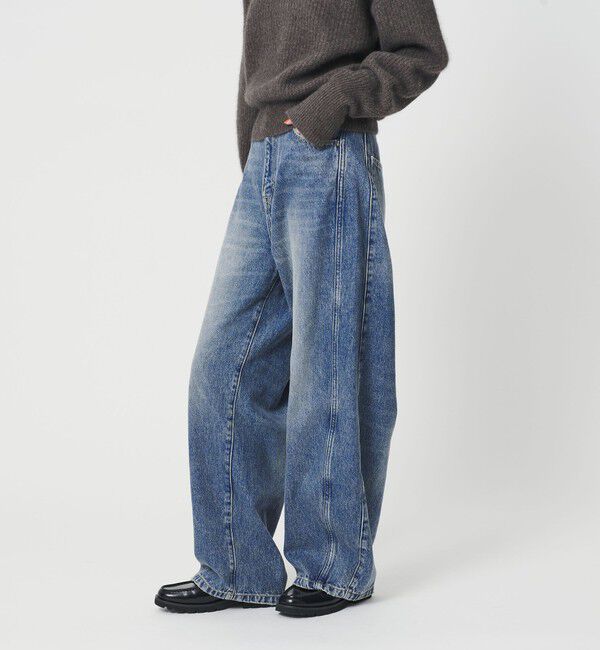 BEAUTY&YOUTH UNITED ARROWS「コットンデニム カーブパンツ」|デニム|