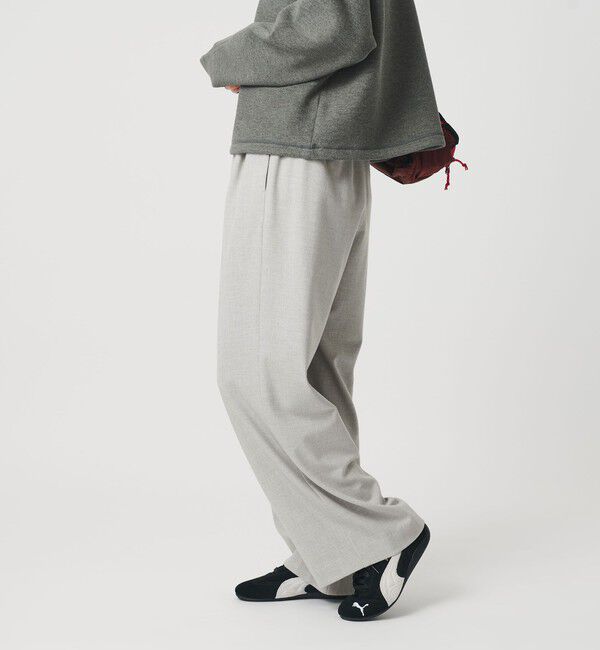 BEAUTY&YOUTH UNITED ARROWS「裏起毛ジョーゼット ワイドパンツ ウォッシャブル」|その他|