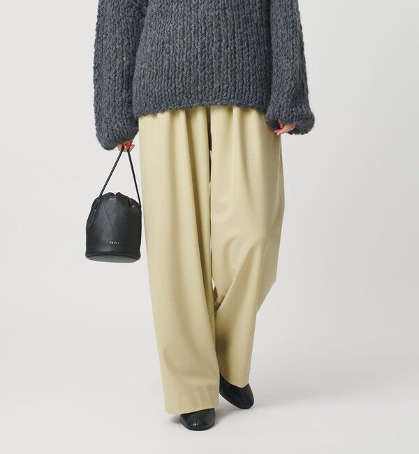 BEAUTY&YOUTH UNITED ARROWS「裏起毛ジョーゼット ワイドパンツ ウォッシャブル」|その他|