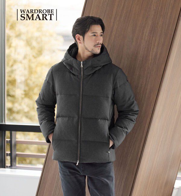 BEAUTY&YOUTH UNITED ARROWS「【WEB限定 WARDROBE SMART】LANATEC フード ダウンジャケット」|ダウン|