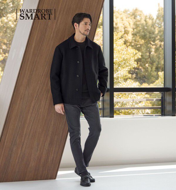 BEAUTY&YOUTH UNITED ARROWS「【WEB限定 WARDROBE SMART】PE メルトン バルカラーブルゾン」|ブルゾン・スタジャン|