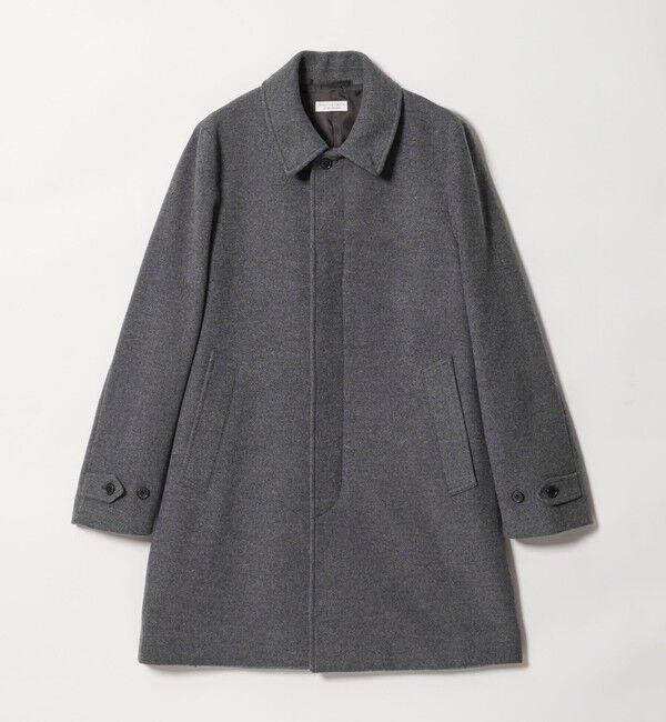 BEAUTY&YOUTH UNITED ARROWS「【WEB限定 WARDROBE SMART】PE メルトン バルカラーコート」|ステンカラーコート|