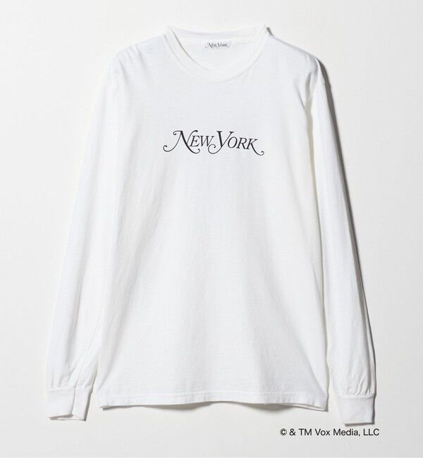 BEAUTY&YOUTH UNITED ARROWS「【別注】＜NEW YORK MAGAZINE＞ロングスリーブ Tシャツ」|Tシャツ・カットソー|