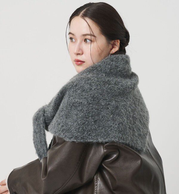 BEAUTY&YOUTH UNITED ARROWS「トライアングル マフラー」|マフラー|DK.GRAY