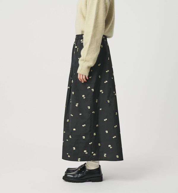 BEAUTY&YOUTH UNITED ARROWS「フラワージャガード スカート ウォッシャブル」|スカート|