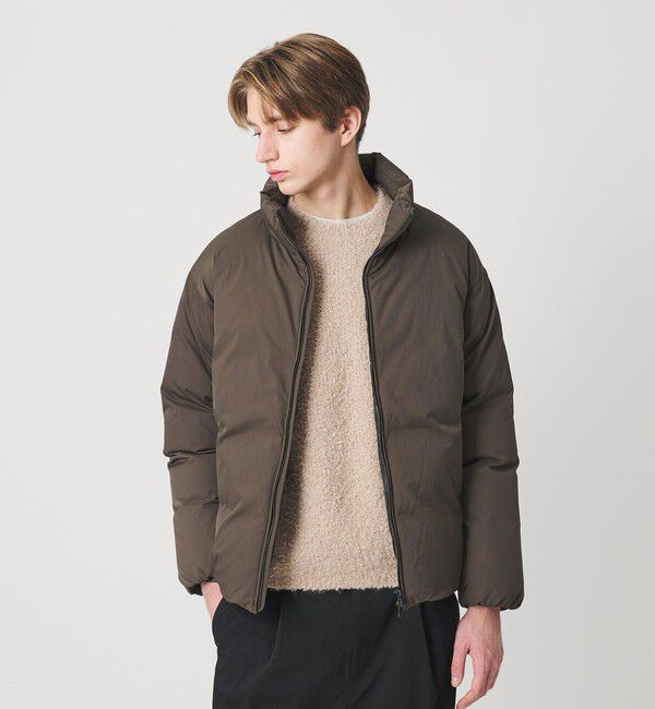 BEAUTY&YOUTH UNITED ARROWS「小松マテーレ スタンドカラー ダウンジャケット 700FP 撥水機能」|ダウン|OLIVE