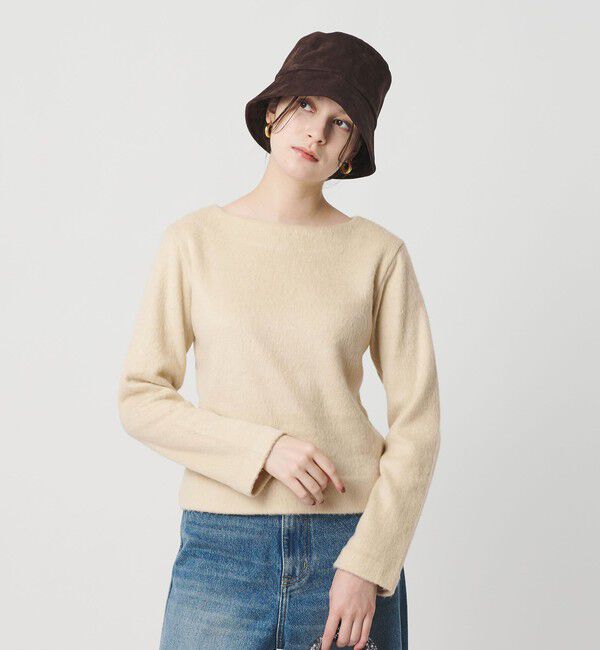 BEAUTY&YOUTH UNITED ARROWS「シャギー ボートネックプルオーバー ウォッシャブル」|Tシャツ・カットソー|