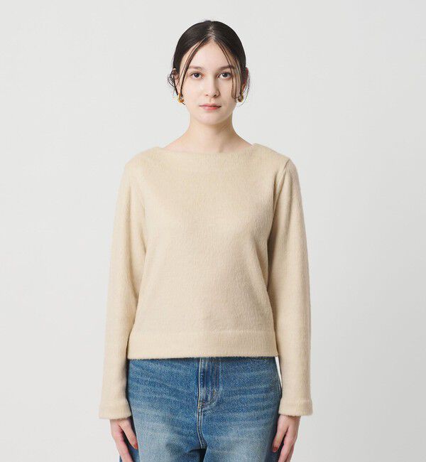 BEAUTY&YOUTH UNITED ARROWS「シャギー ボートネックプルオーバー ウォッシャブル」|Tシャツ・カットソー|