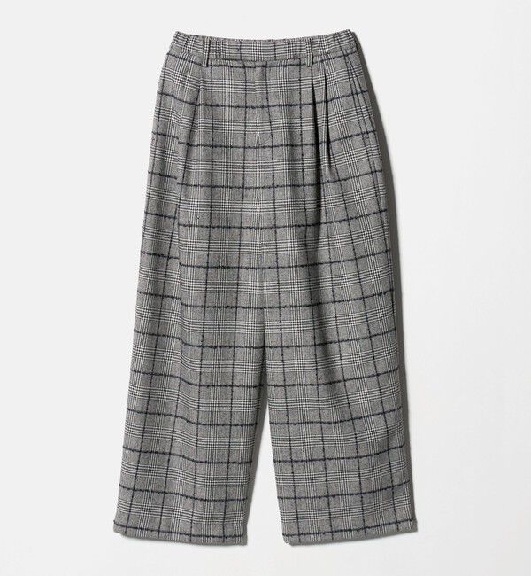 BEAUTY&YOUTH UNITED ARROWS「チェック ワイドタックパンツ」|その他|