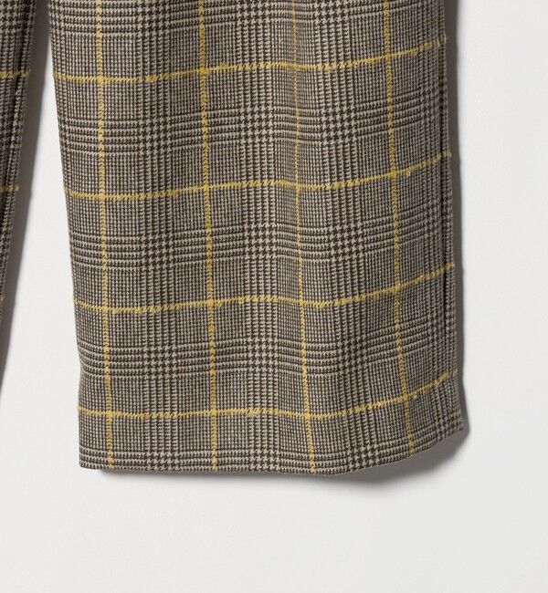 BEAUTY&YOUTH UNITED ARROWS「チェック ワイドタックパンツ」|その他|