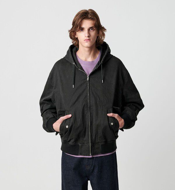 MONKEY TIME「ピグメント プリント ジップ フード ジャケット -セットアップ対応-」|その他|