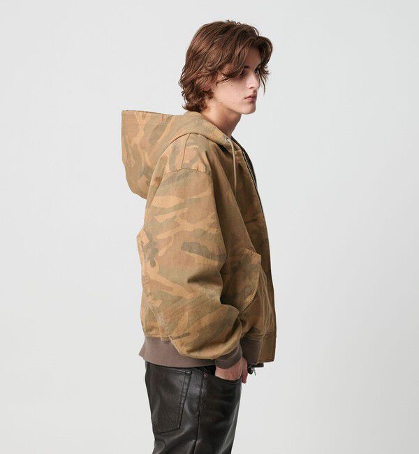 MONKEY TIME「ピグメント プリント ジップ フード ジャケット -セットアップ対応-」|その他|