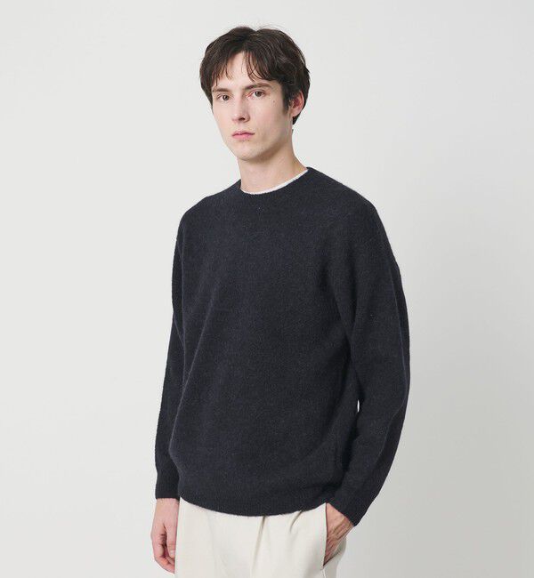 BEAUTY&YOUTH UNITED ARROWS「エアシャギー アルパカ クルーネック ニット」|ニット・セーター|