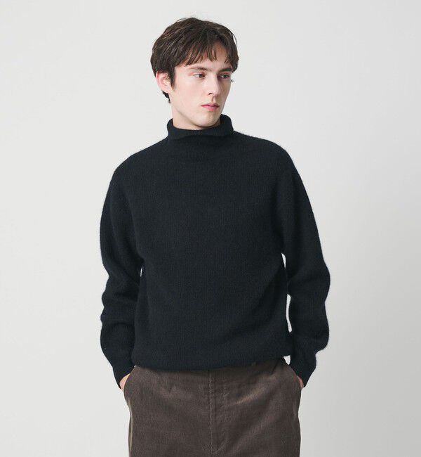 BEAUTY&YOUTH UNITED ARROWS「ヘアリー ヤク アゼ タートルニット」|ニット・セーター|