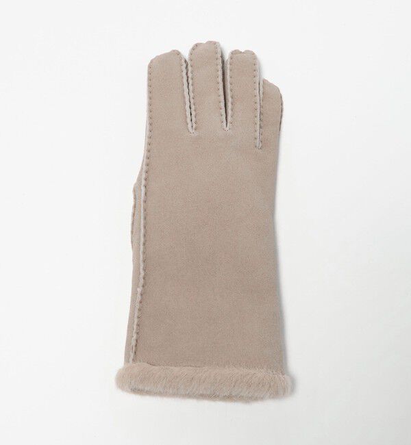 BEAUTY&YOUTH UNITED ARROWS「スエード ファーライク グローブ」|手袋|