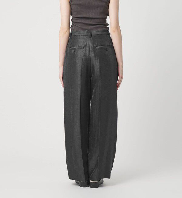 BEAUTY&YOUTH UNITED ARROWS「レーヨンブレンド グロス カーブパンツ」|チノ|