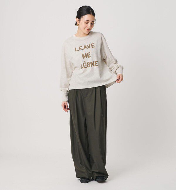 BEAUTY&YOUTH UNITED ARROWS「【WEB限定/別注】＜Americana＞プリント ロングスリーブTシャツ」|Tシャツ・カットソー|
