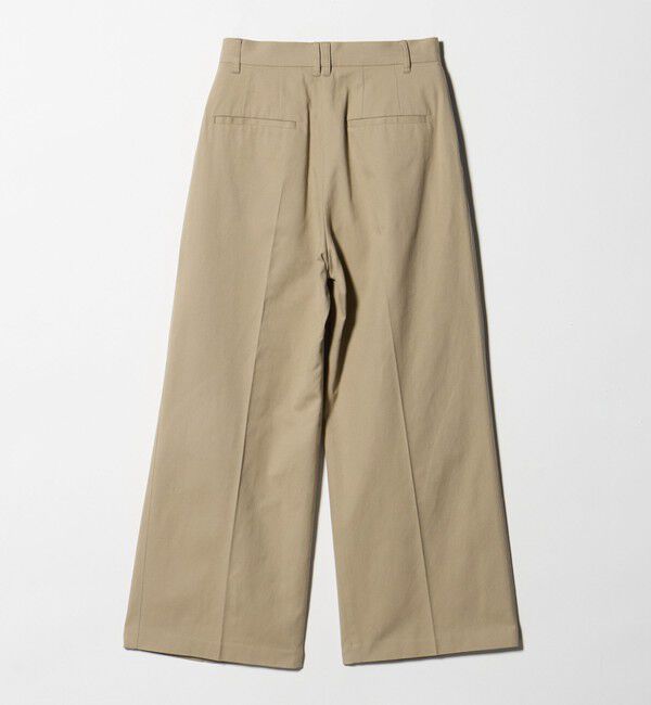 BEAUTY&YOUTH UNITED ARROWS「コットンチノ 2タック ワイドパンツ」|チノ|