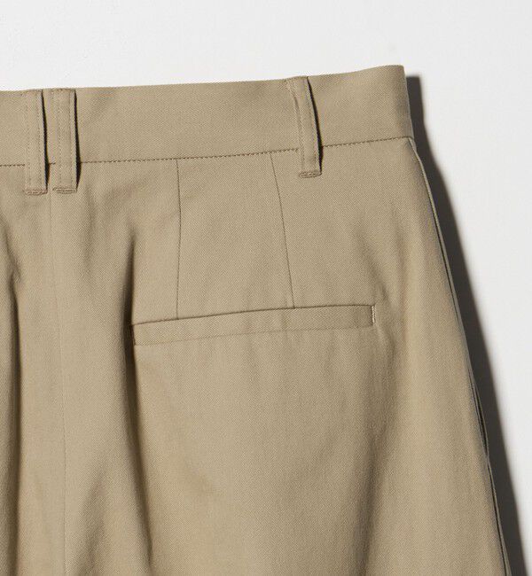 BEAUTY&YOUTH UNITED ARROWS「コットンチノ 2タック ワイドパンツ」|チノ|