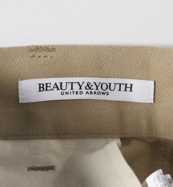 BEAUTY&YOUTH UNITED ARROWS「コットンチノ 2タック ワイドパンツ」|チノ|