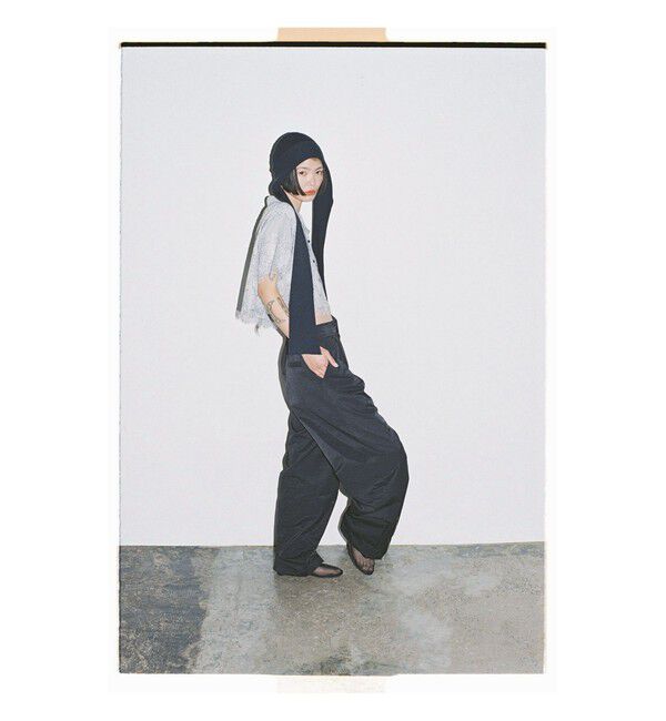 Ray BEAMS 「ジップ ヘムカーブ パンツ」|チノ|