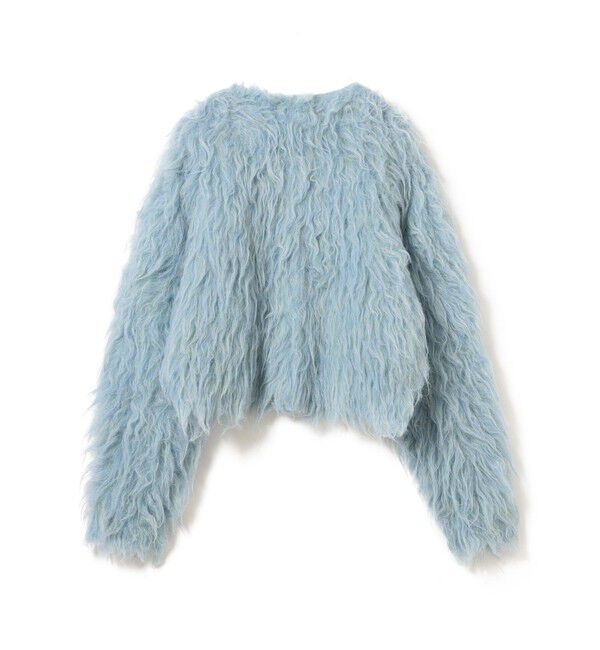 Ray BEAMS 「RBS / ミックスシャギー クルーネック カーディガン」|カーディガン|