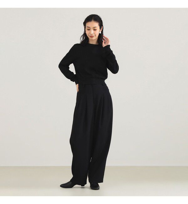 Demi-Luxe BEAMS 「TAN / テンセルウール ロングスリーブ Tシャツ」|ニット・セーター|