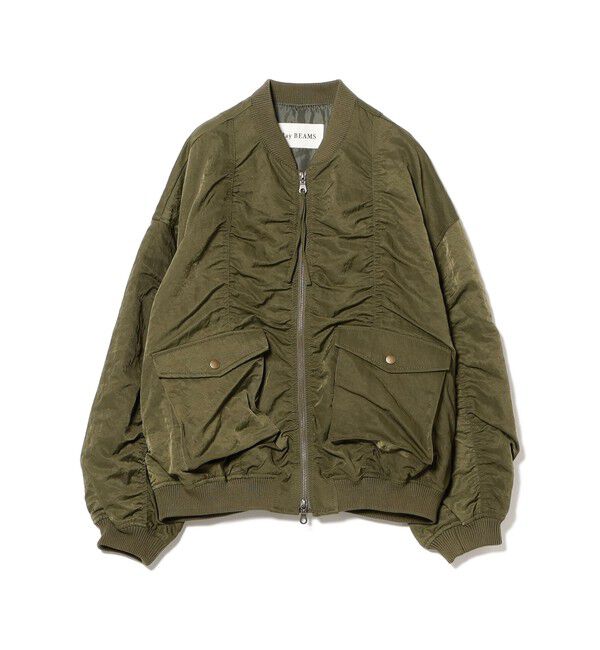 Ray BEAMS 「シャーリング MA-1 ブルゾン」|ブルゾン・スタジャン|