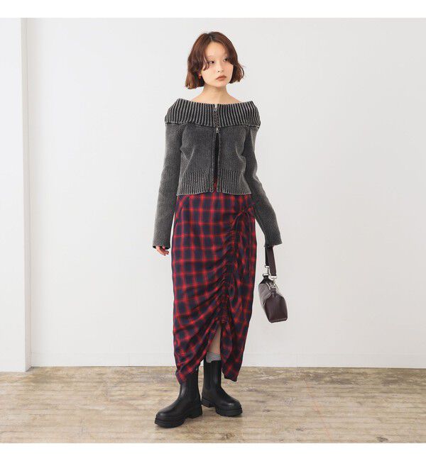 Ray BEAMS 「モールフェード ジップ カーディガン」|ニット・セーター|