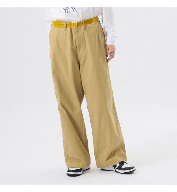 BEAMSBOY「ワイド チノ パンツ」|チノ|