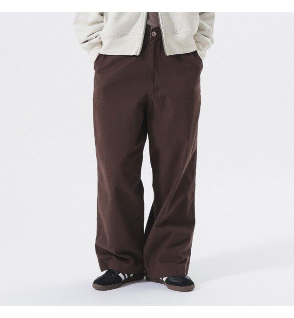 BEAMSBOY「ワイド チノ パンツ」|チノ|BROWN