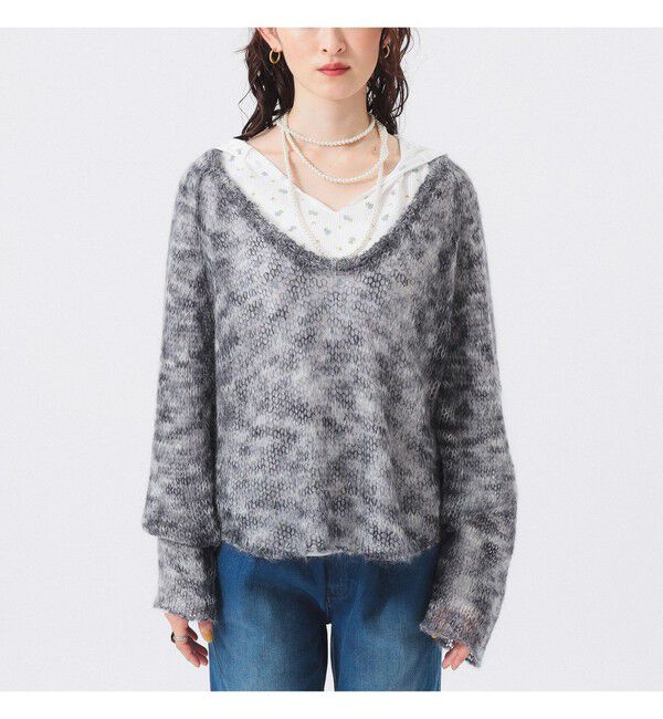 BEAMSBOY「カスリ モヘア ベースボール」|ニット・セーター|