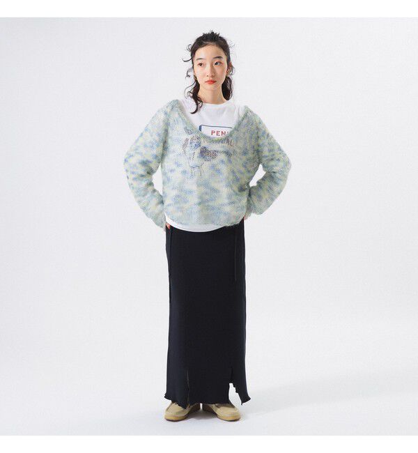 BEAMSBOY「カスリ モヘア ベースボール」|ニット・セーター|