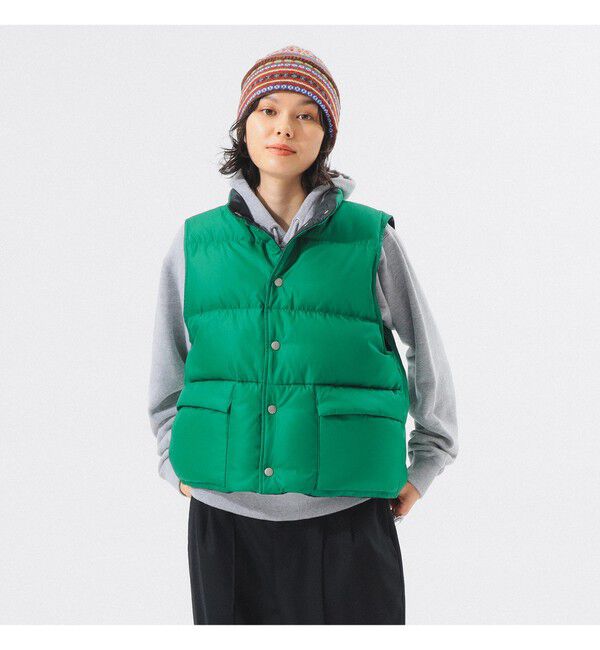 BEAMSBOY「リバーシブル ダウン ベスト」|ベスト・ジレ|