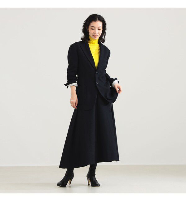 Demi-Luxe BEAMS 「	AK+1 / ウール ソリッド フレアスカート」|スカート|