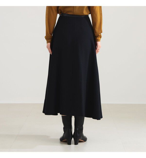 Demi-Luxe BEAMS 「	AK+1 / ウール ソリッド フレアスカート」|スカート|