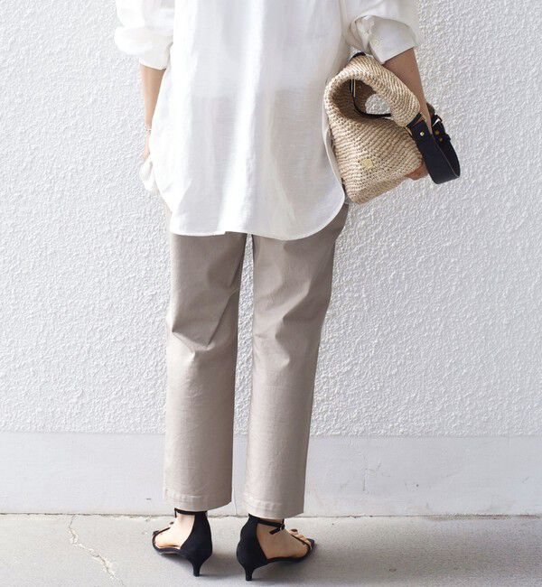 SHIPS for women「【WEB限定】ストレッチ ベーシック ベイカー パンツ」|その他|