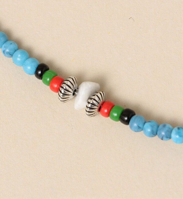 SHIPS「【WEB限定】SHIPS: 2WAY マスク ビーズ ストラップ」|アンクレット|