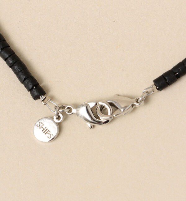 SHIPS「【WEB限定】SHIPS: 2WAY マスク ビーズ ストラップ」|アンクレット|