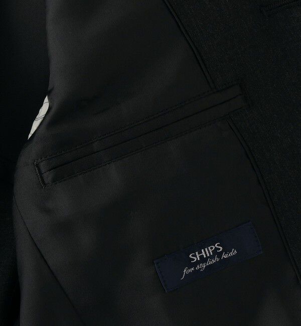 SHIPS KIDS「SHIPS KIDS:100～130cm /〈洗濯機可能〉ウォッシャブル ジャケット」|テーラードジャケット|