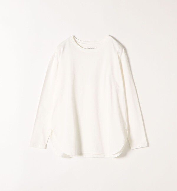 SHIPS any「SHIPS any:〈吸水速乾〉ラウンドヘム ロングスリーブ ワイド TEE」|Tシャツ・カットソー|