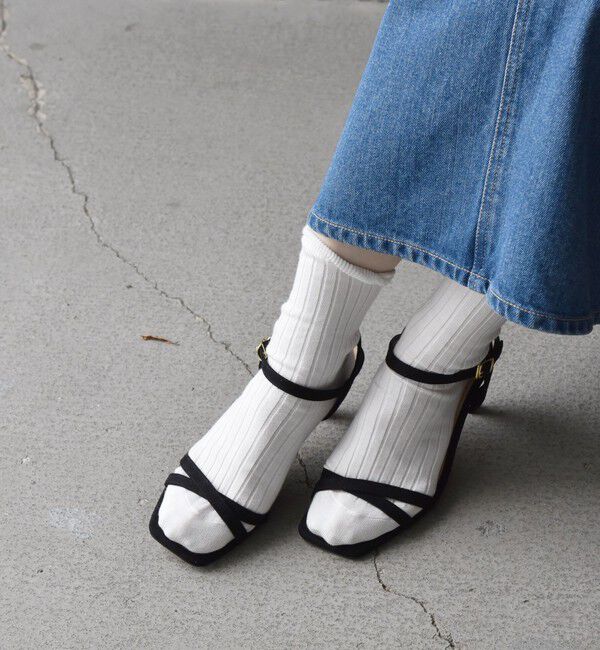 SHIPS any「SHIPS any: クロス ストラップ サンダル」|サンダル|