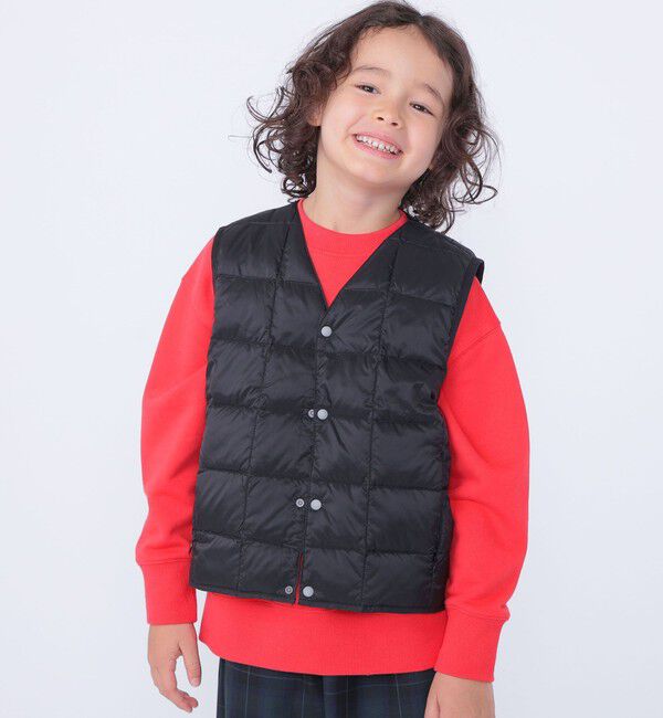SHIPS KIDS「【WEB限定】TAION:100～150cm / キッズ インナー ダウン ベスト」|ダウンベスト・ベスト|