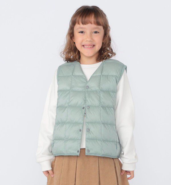 SHIPS KIDS「【WEB限定】TAION:100～150cm / キッズ インナー ダウン ベスト」|ダウンベスト・ベスト|